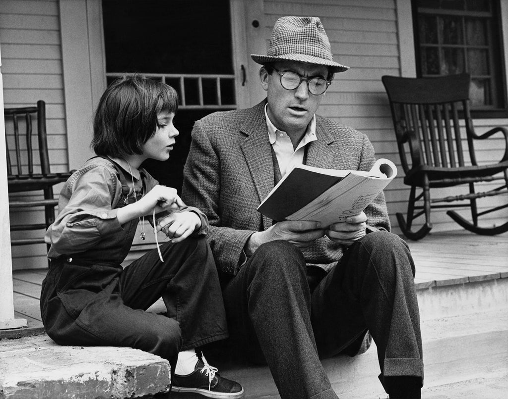 Gregory Peck with Mary Badham [0167]